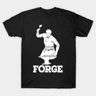 Blacksmith Hooby Blaksmiting Forge Gift T-Shirt